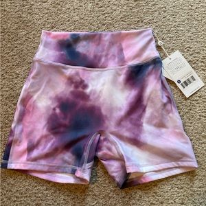NWT Purple Swirl Small 4" Legacy Shorts Buffbunny